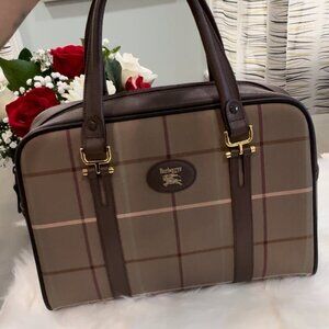 Burberrys Vintage Nova Check Handbag